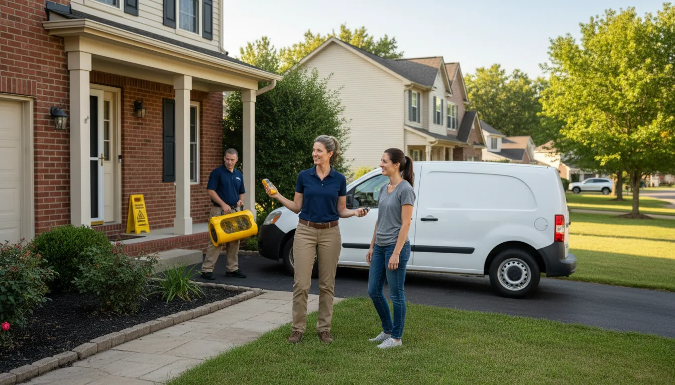 Water restoration image for Water Damage & Restoration Services in Beaver, AK